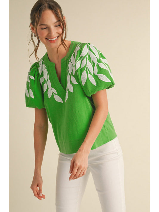 Playful Top - Available in Pink or Green