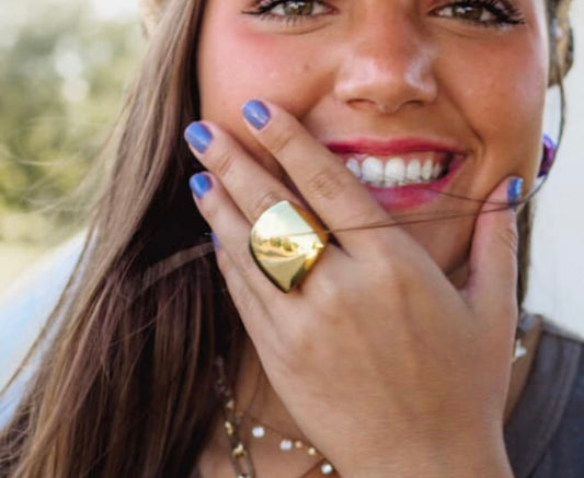 Chunky Gold Ring