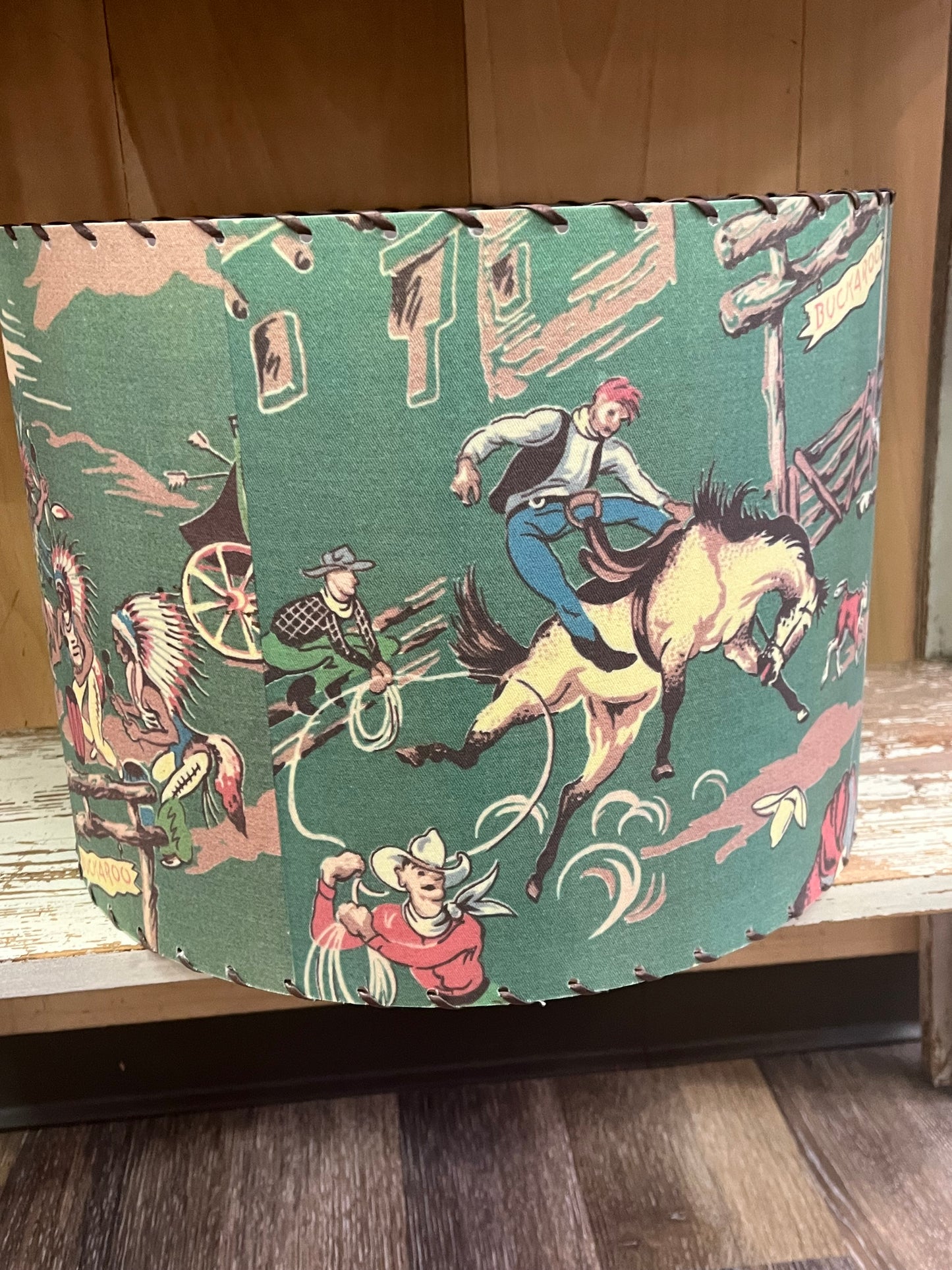 Western Lamp Shade~ Large