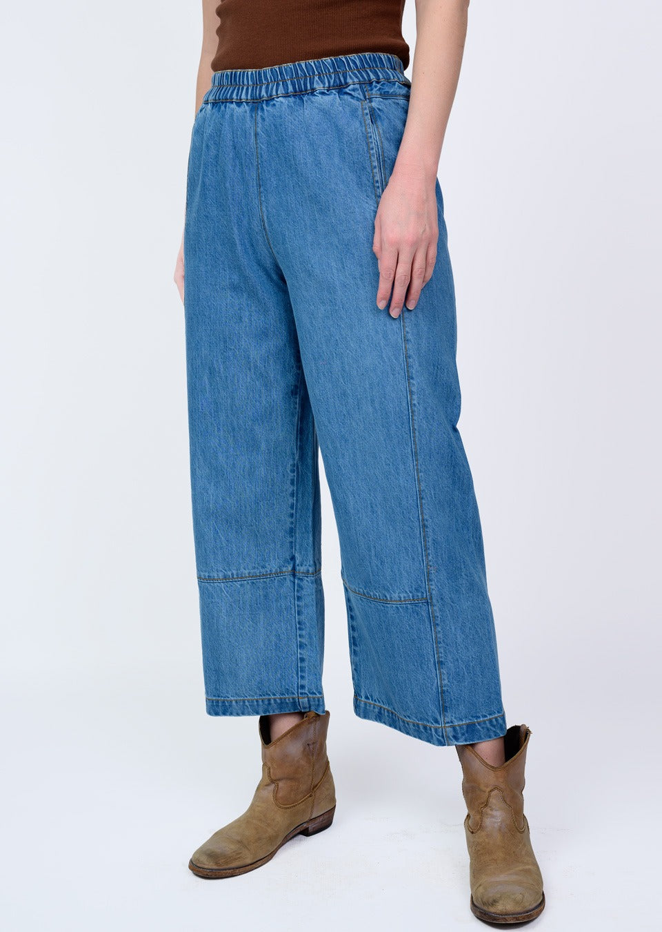 Pull-on Barrel Pants