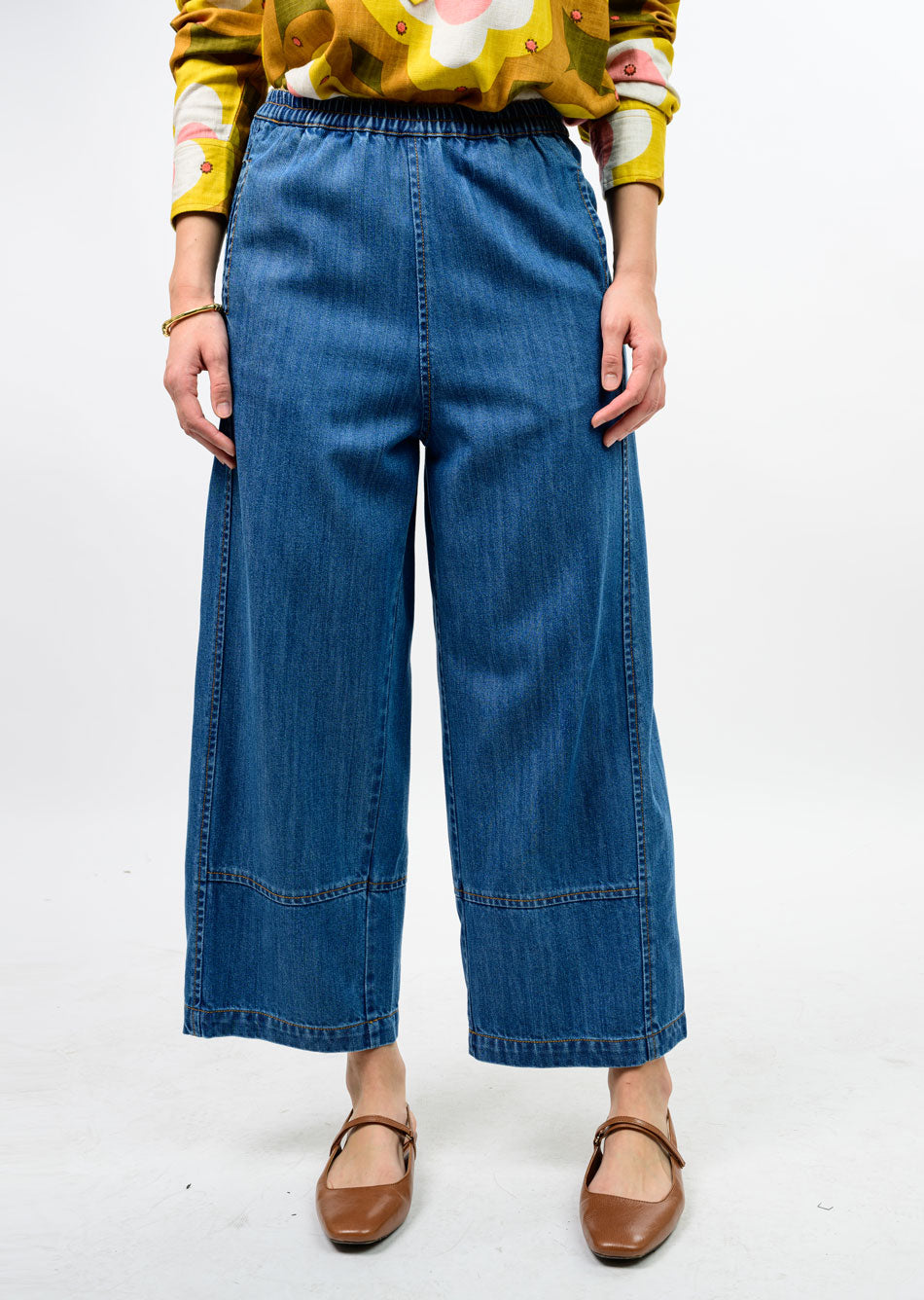 Dark Denim Barrel Jean