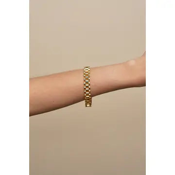 Gold Watch Band Bracelet