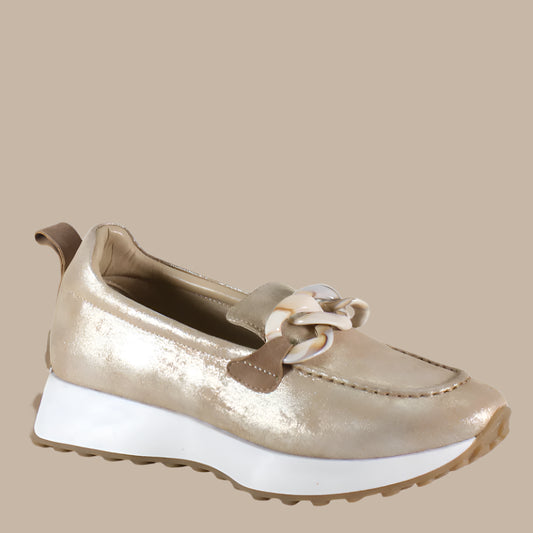 Kind Words Gold Shoes