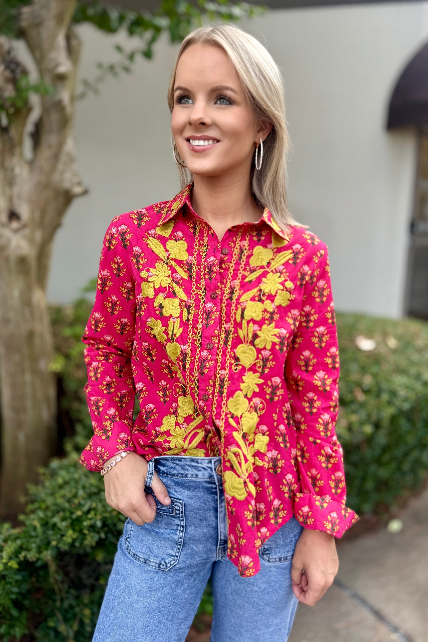 Maricela Pink Blouse by Sister Mary