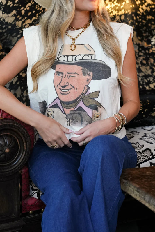 Designer Cowboy Tee by Summer Tees