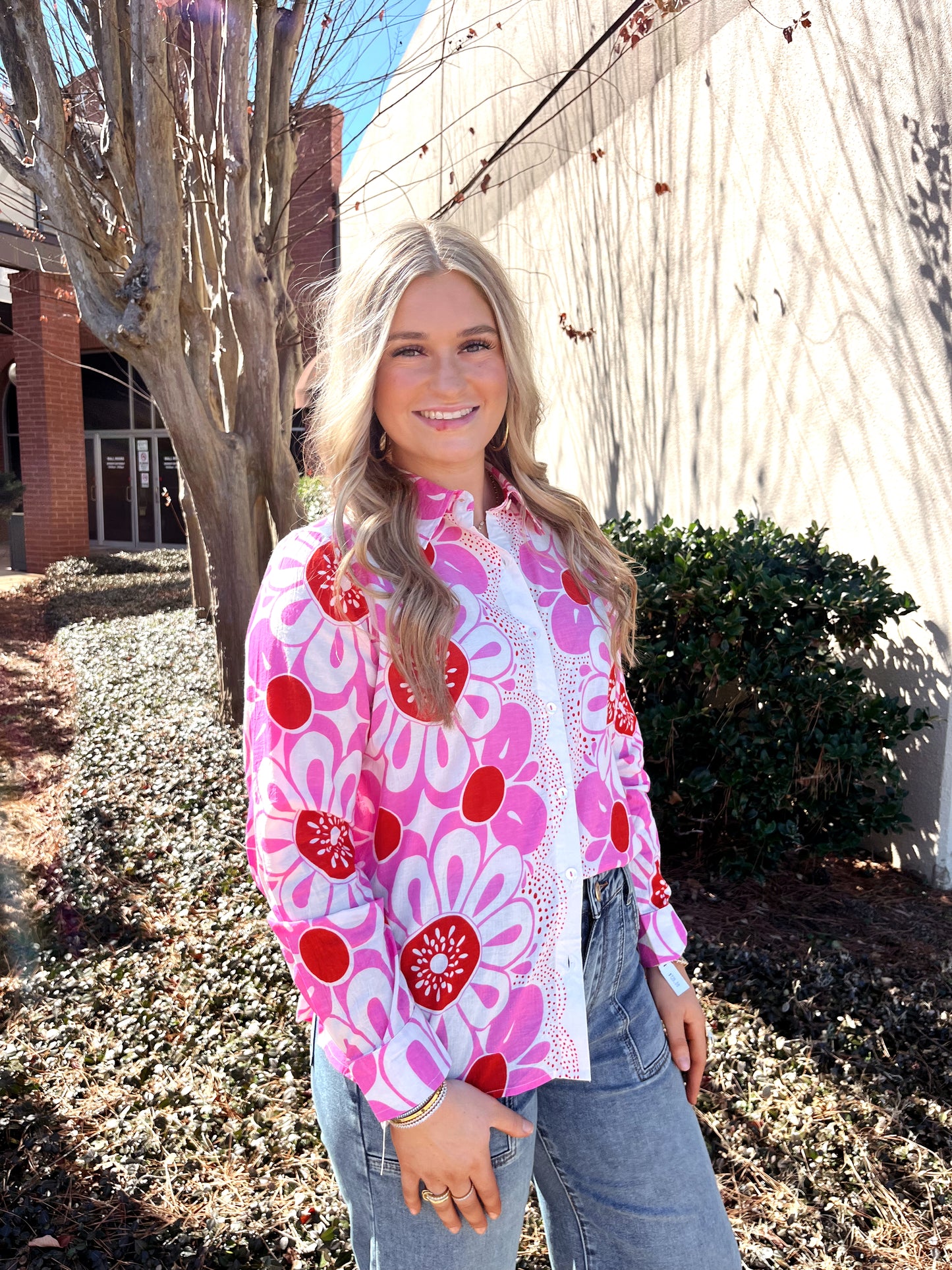 Pop Floral Top