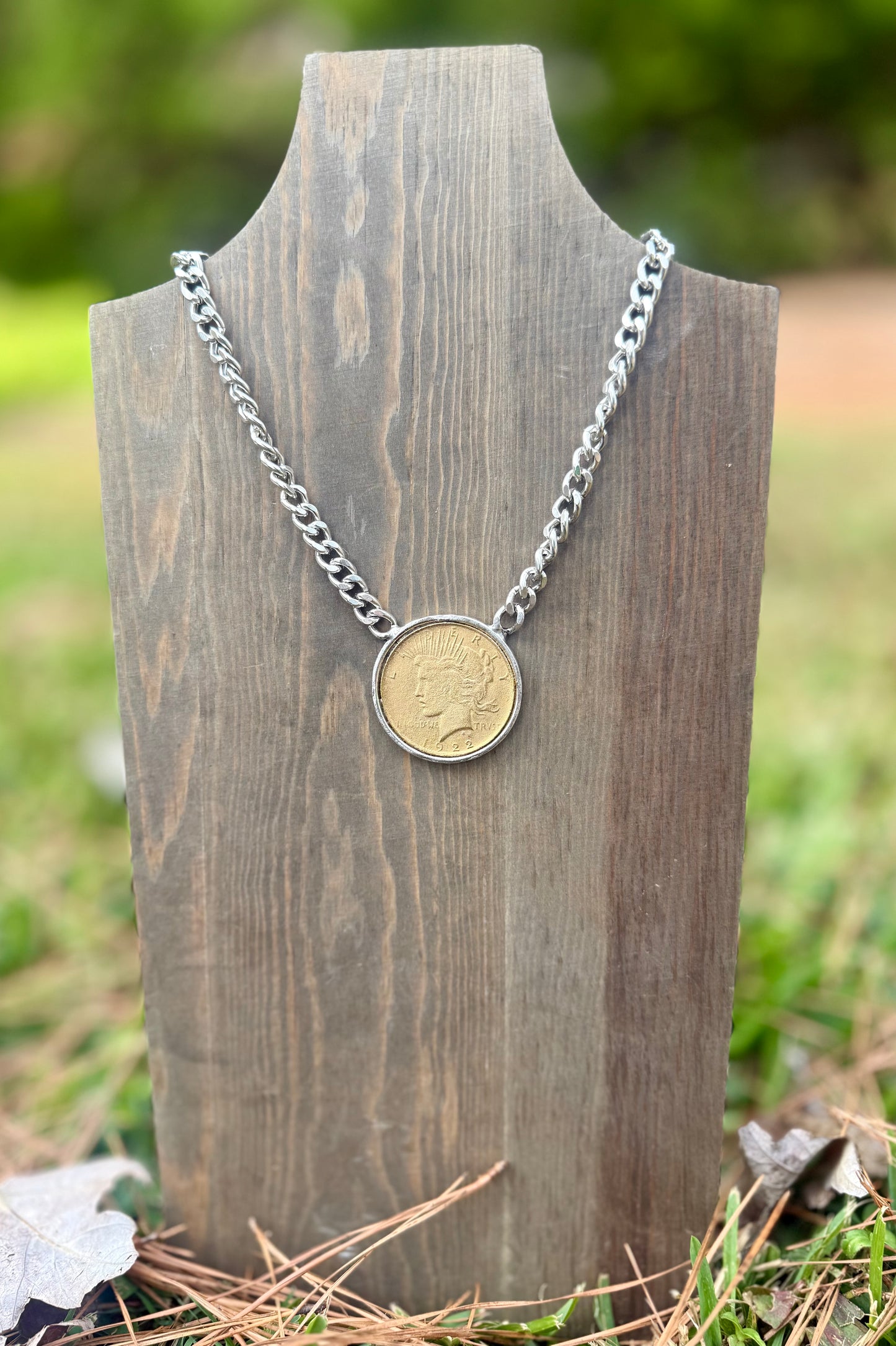 Liberty Coin Necklace by Yochi