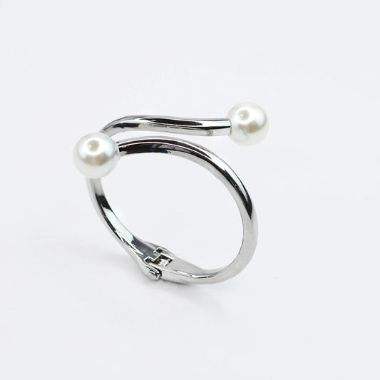 Kind of a Moment Double Pearl Bangle