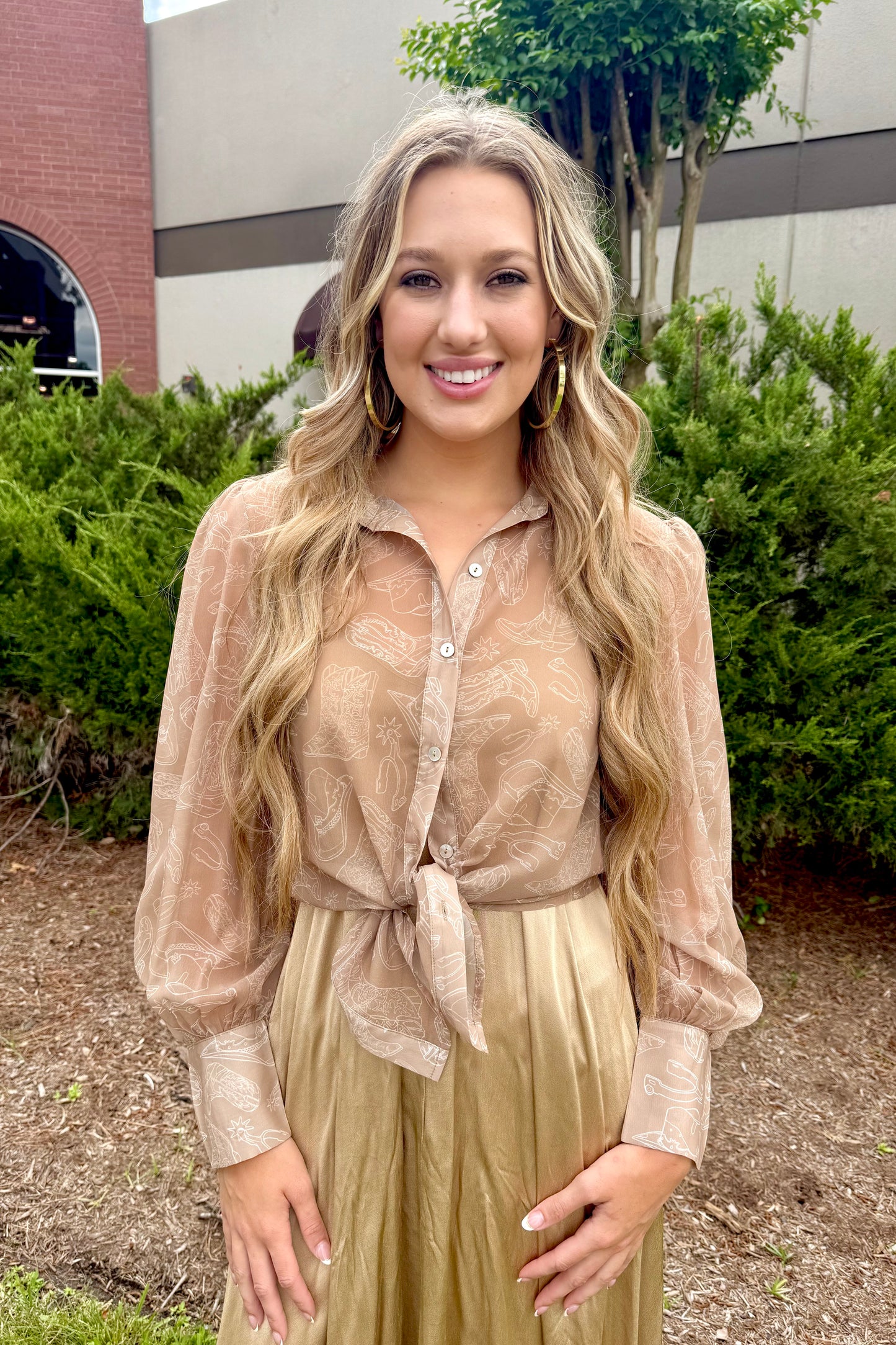 Western Things Blouse by Turquoise Haven