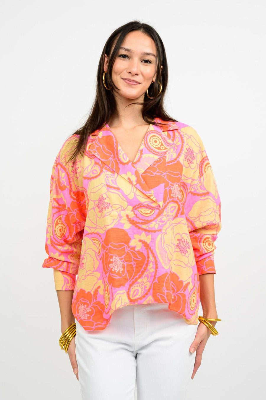 Pink Camp Shirt - Ivy Jane