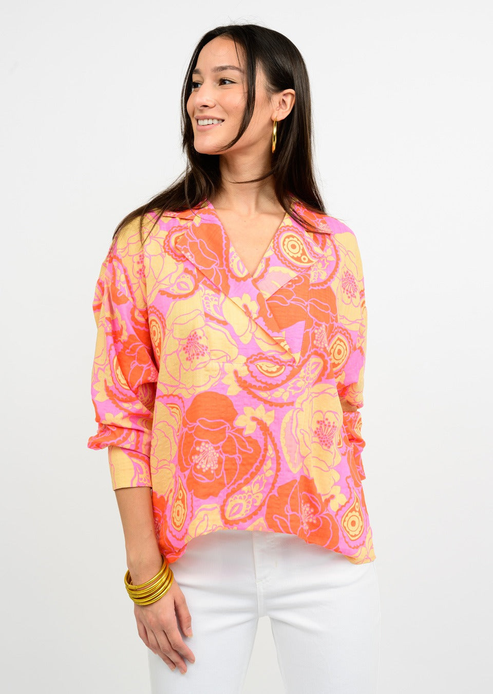Pink Camp Shirt - Ivy Jane