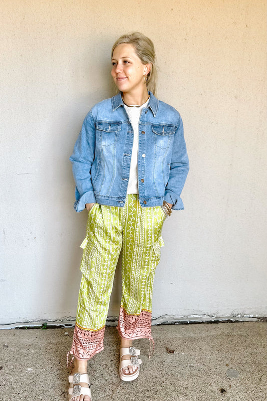 Denim Jacket - Tribal