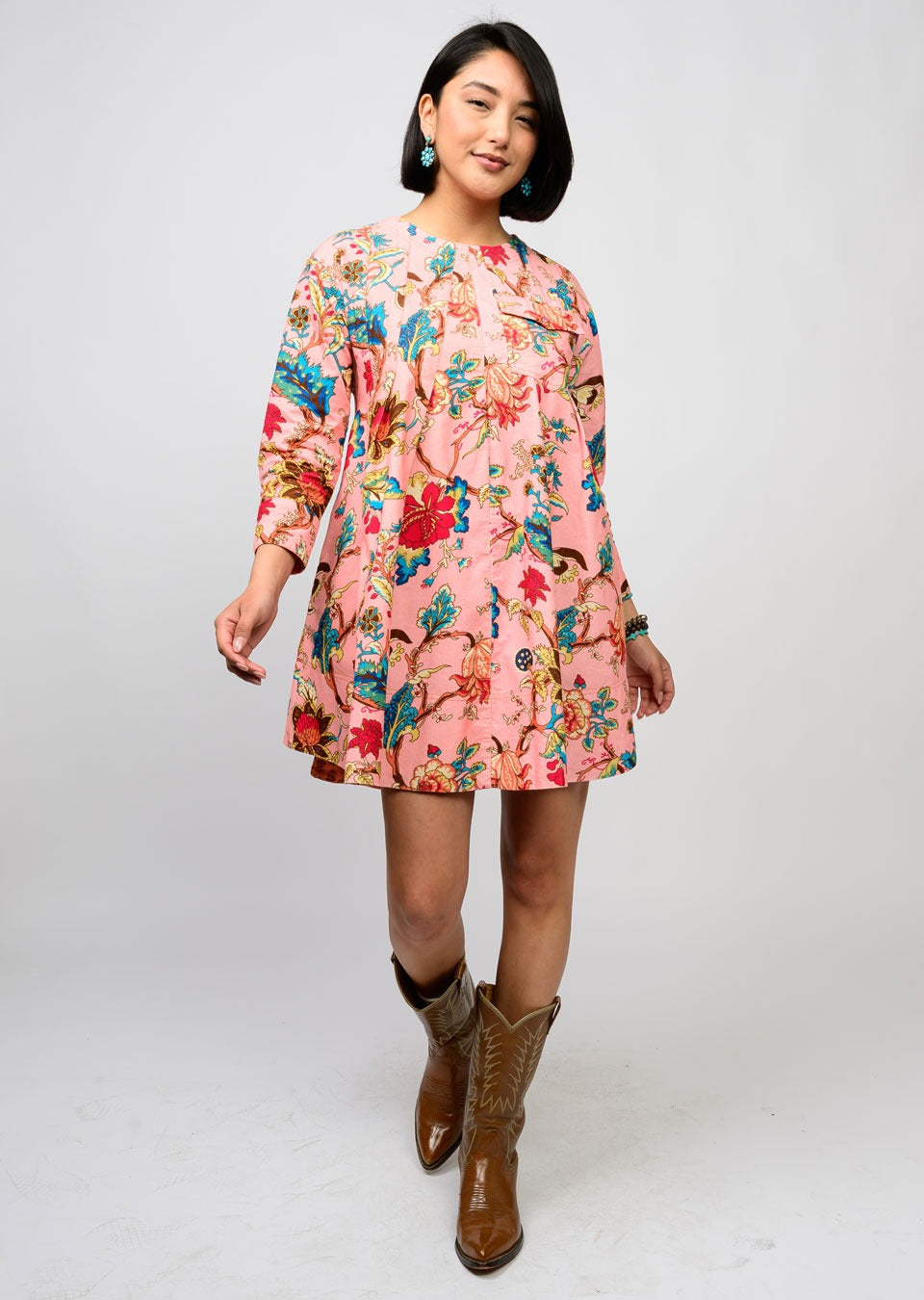 Tuck and Swing Dress by Uncle Frank