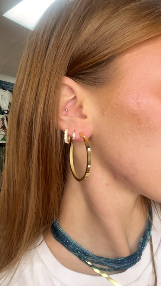 Best Guess Hoop Earrings