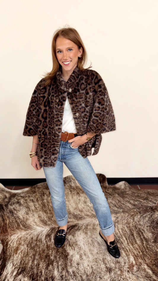 Faux Fur Capelet