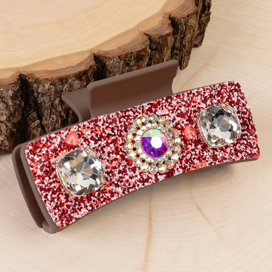 Red Western Claw Clip