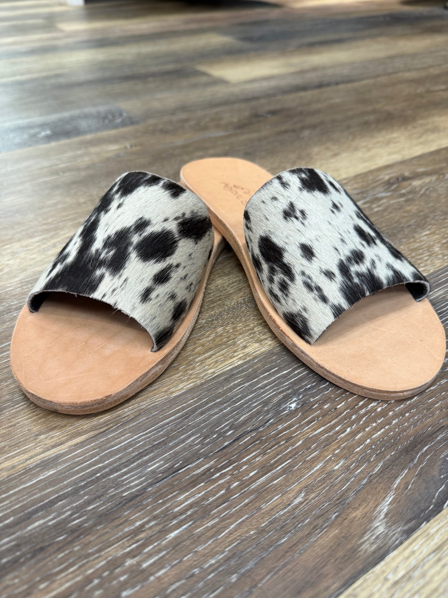 Agave Sky Nadia Cowhide Flats~ Size & Color Varies for Each Individual Pair