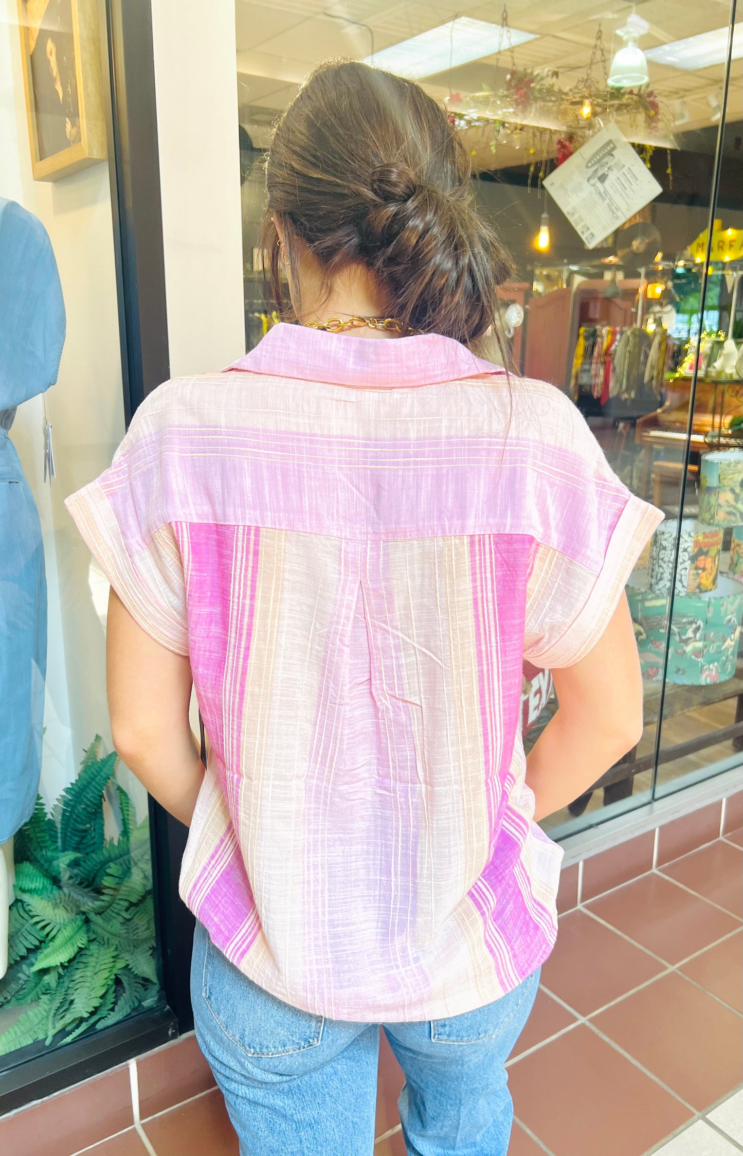 Lavendar Camp Shirt
