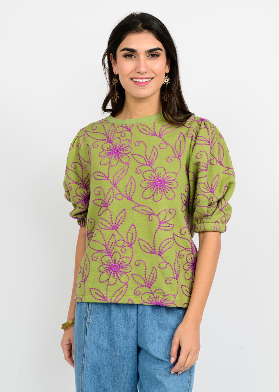 Floral Vines Top