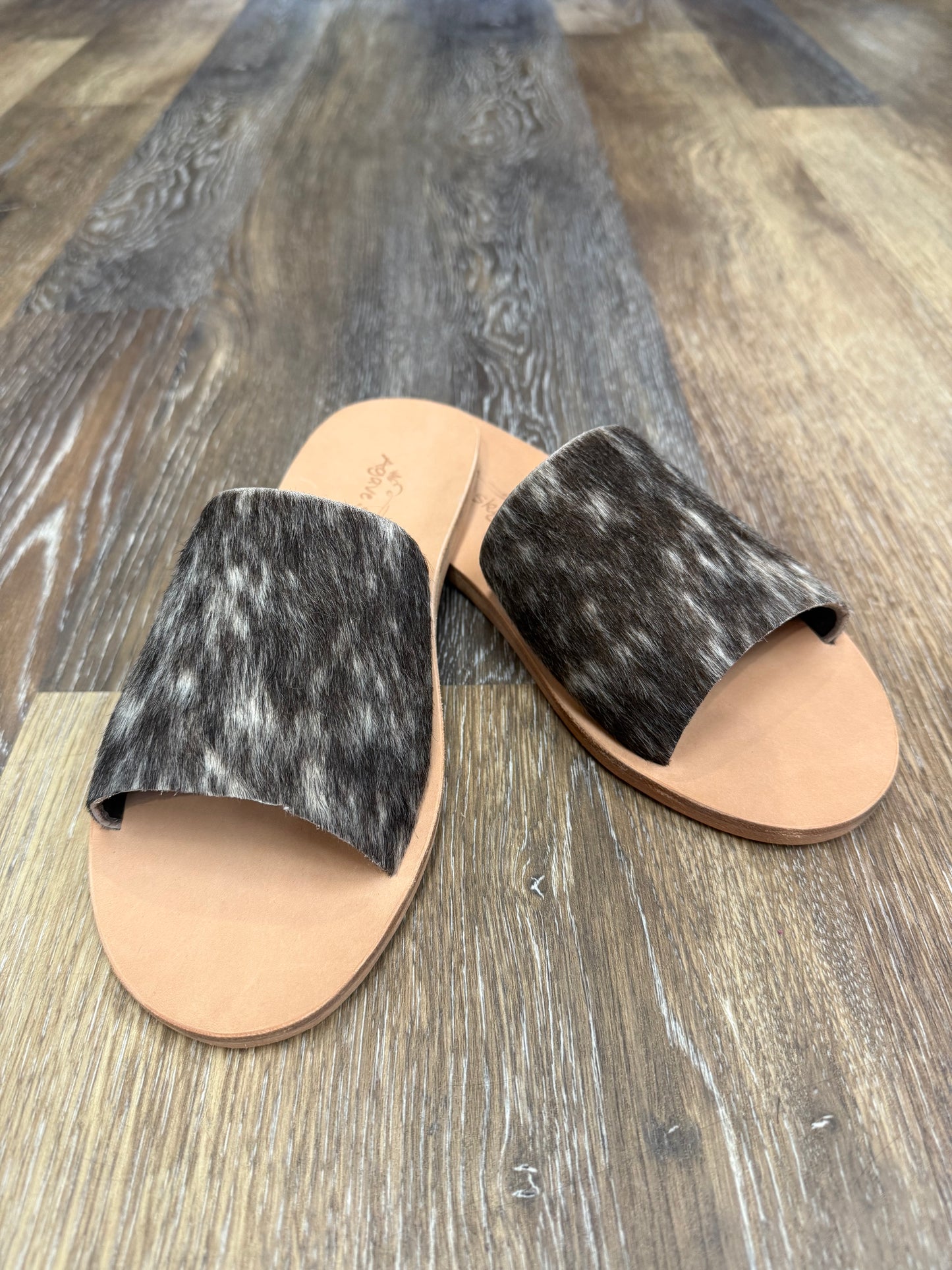 Agave Sky Nadia Cowhide Flats~ Size & Color Varies for Each Individual Pair