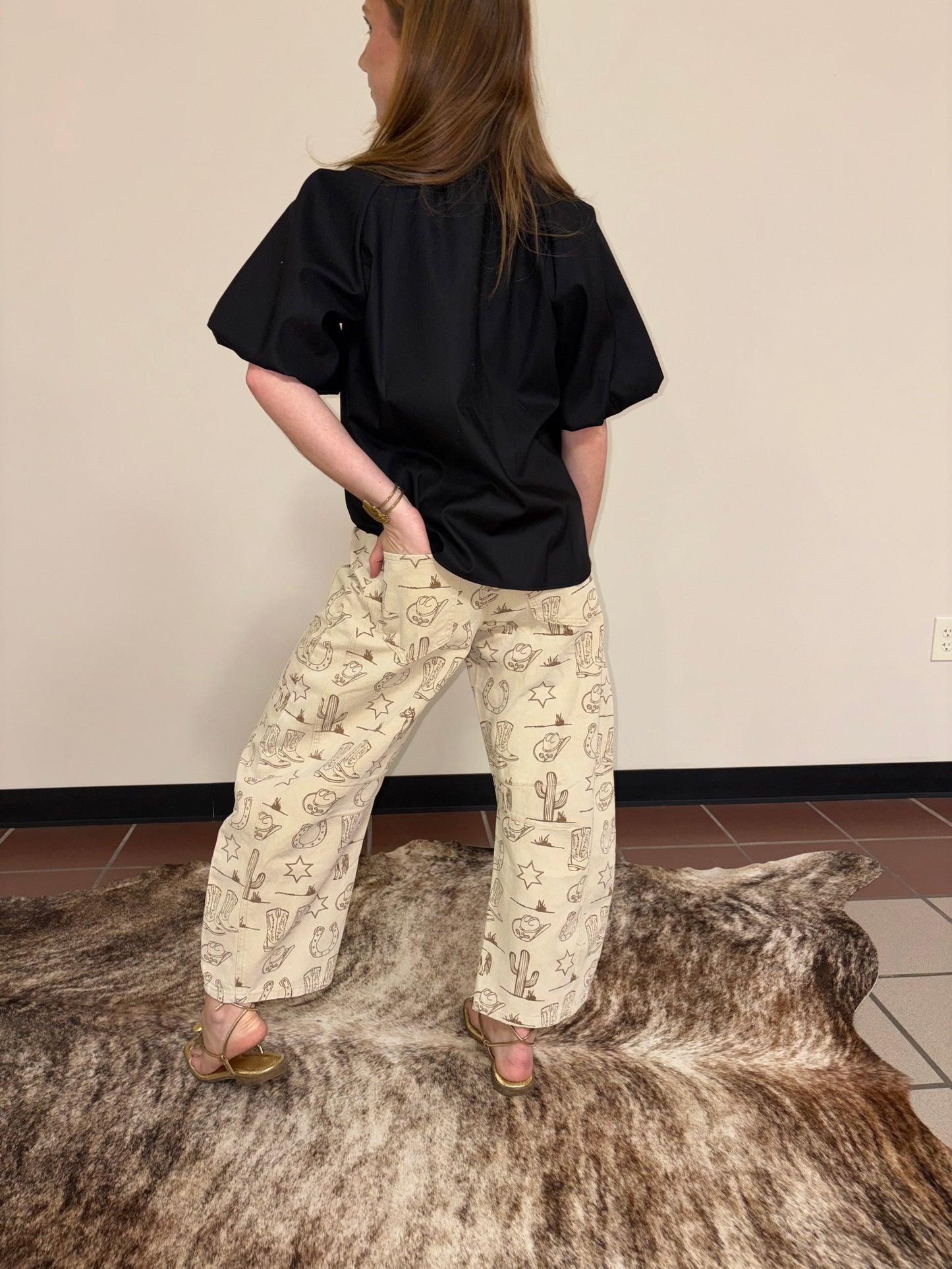 Cowboy Barrel Jeans