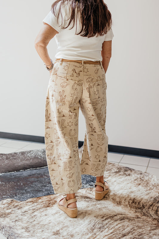 Cowboy Barrel Jeans