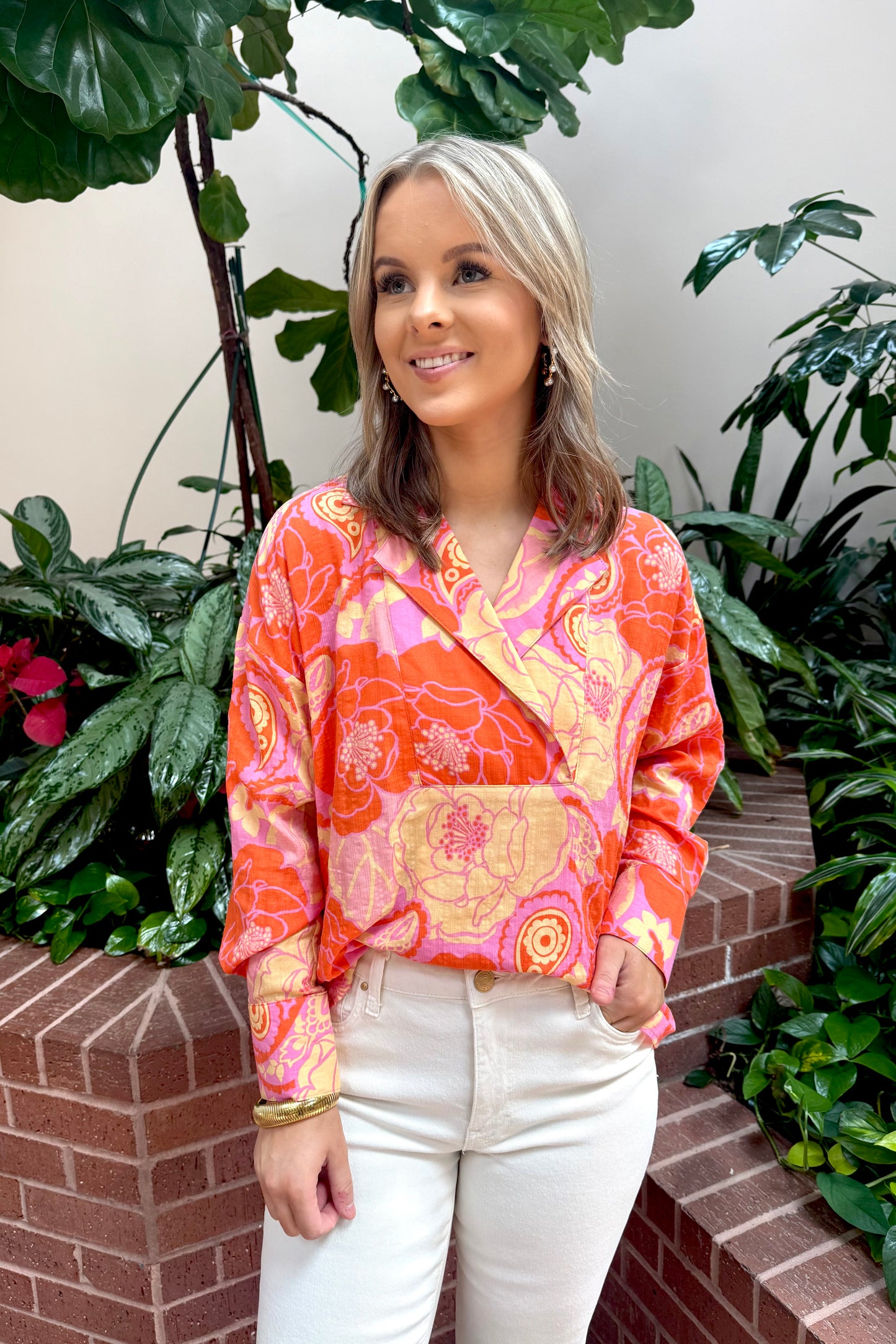 Pink Camp Shirt - Ivy Jane