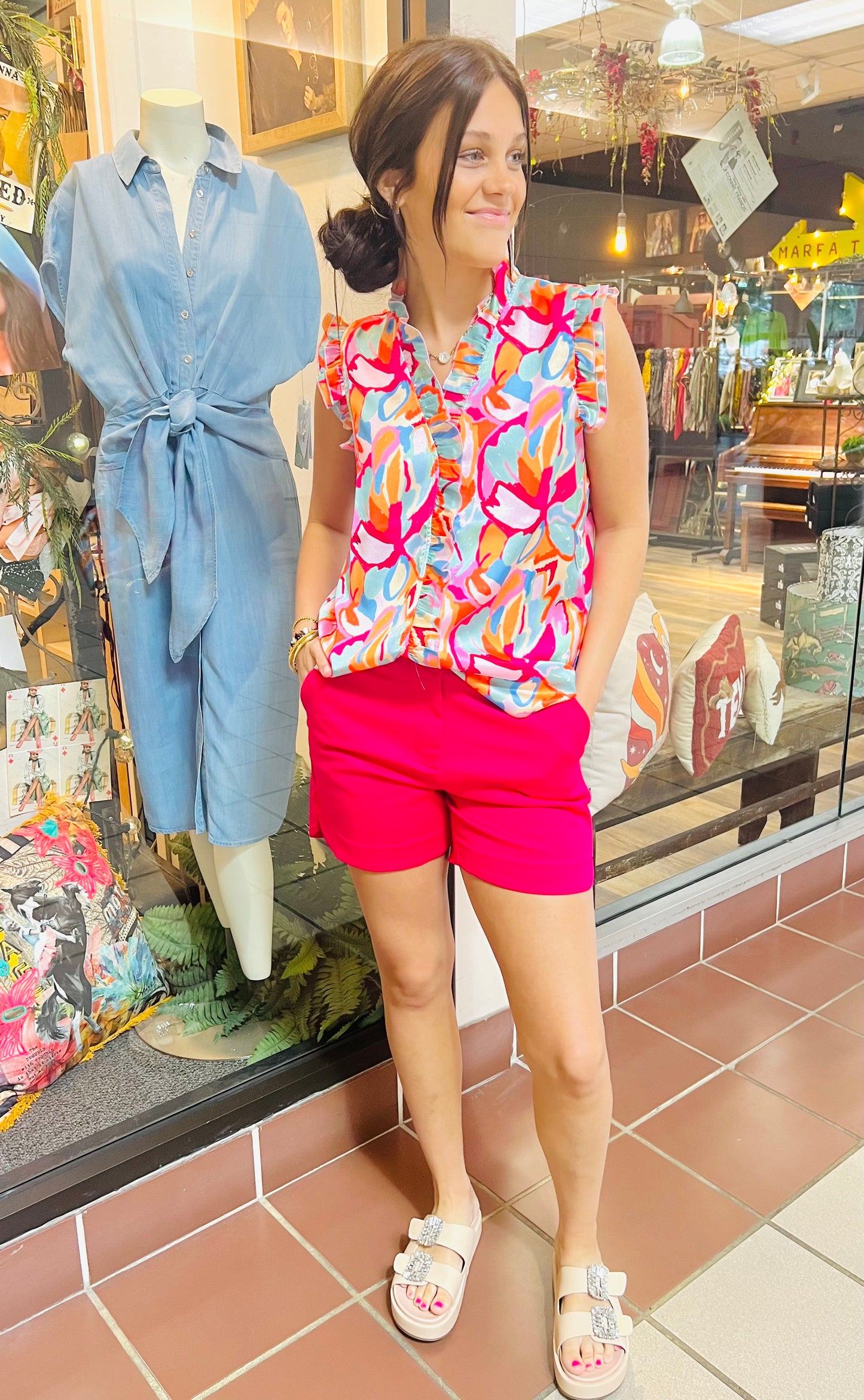Side-Round Shorts by Jade - Two Color Options