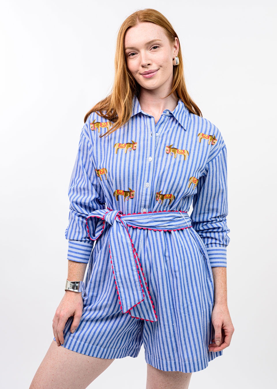 Blue Donkey Romper
