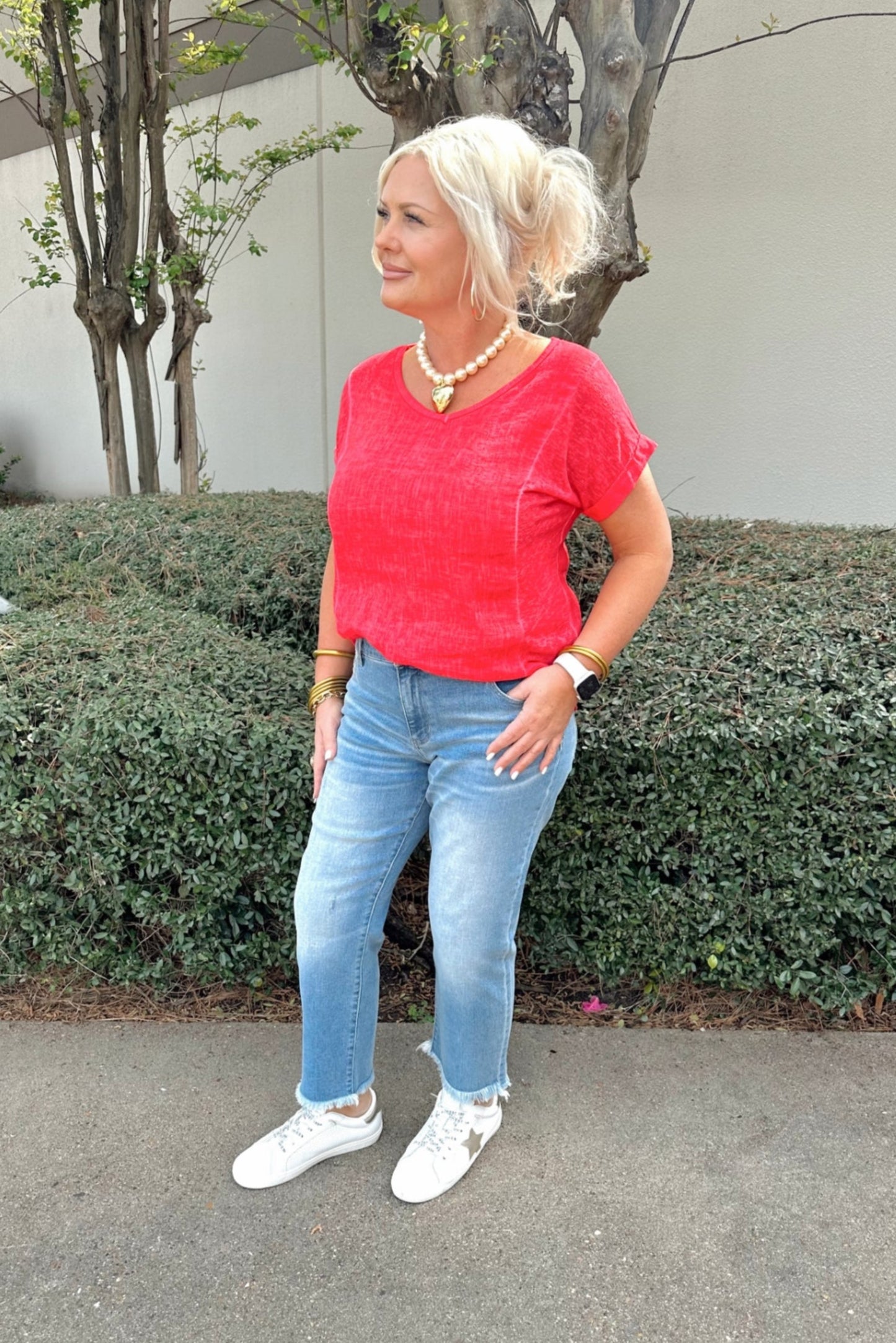 Kennedy ~ Crop Straight Jeans