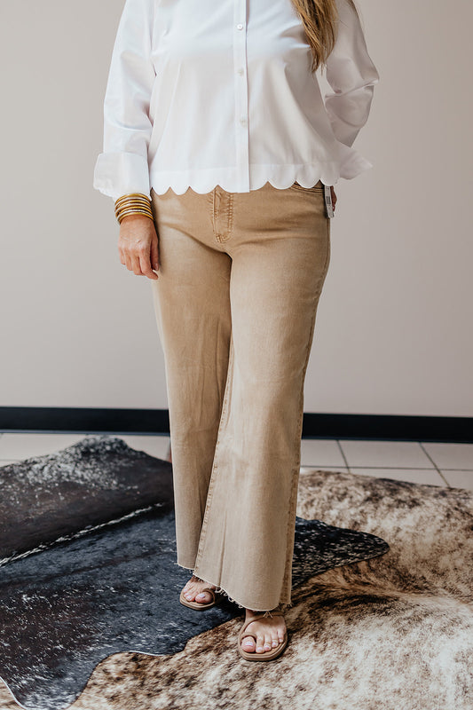Khaki Chai Meg High Rise