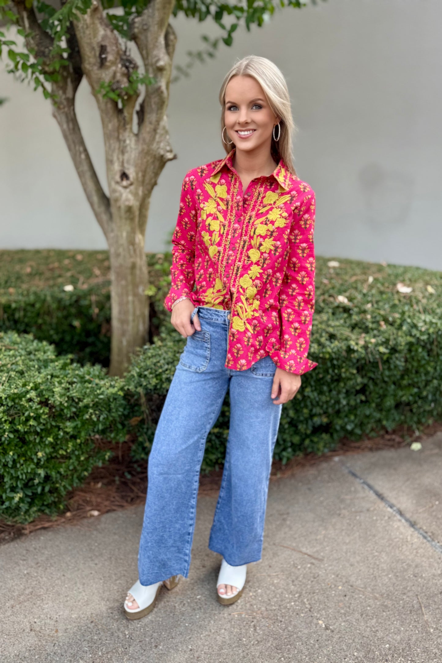 Maricela Pink Blouse by Sister Mary