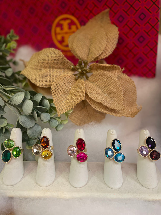 Triple Threat Ring - Available in Five Colors