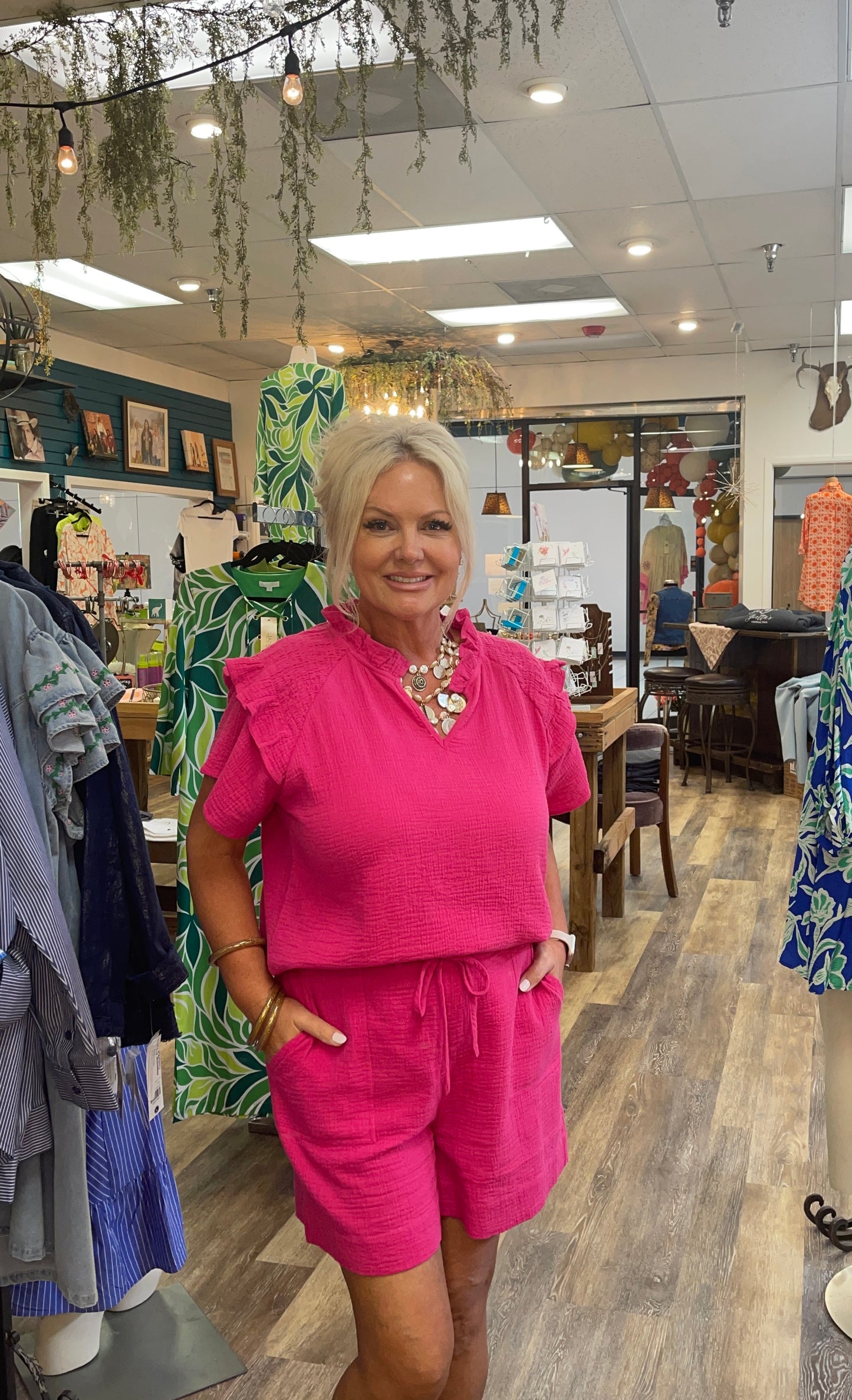 Ivy Jane Shorts Set - Hot Pink or Lime!