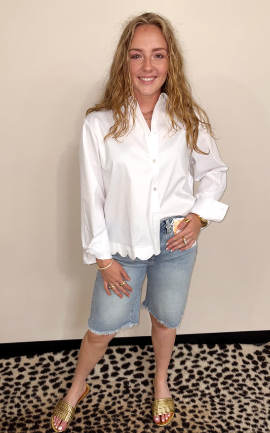 Scarlett White Top
