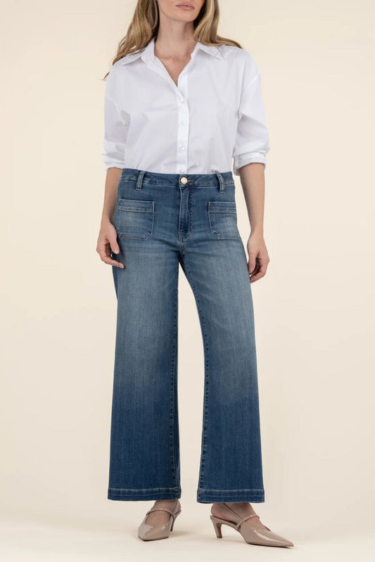 Kut from the Kloth Effectiveness Meg Patch Pocket Denim Jeans