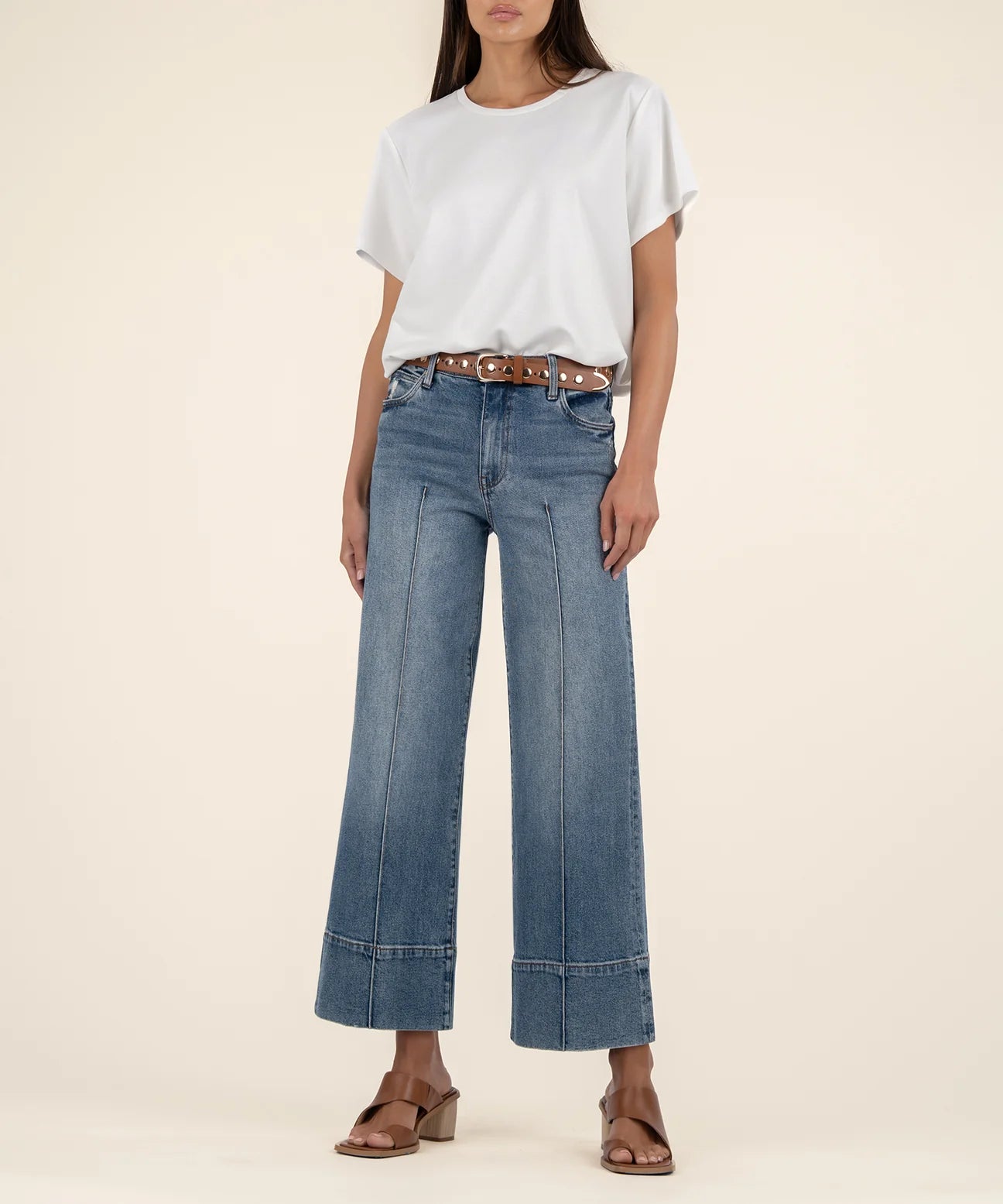 Kut High Rise Meg - Faith Medium Wash