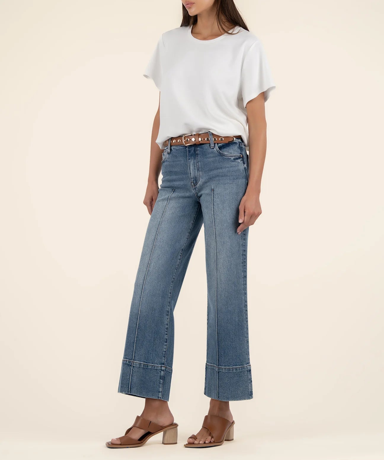 Kut High Rise Meg - Faith Medium Wash