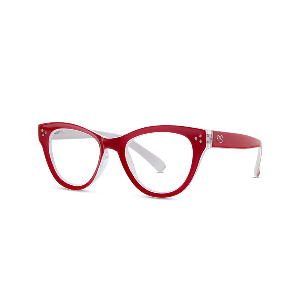 Red Demi Cat Eye Readers ~ RS Eyeshop