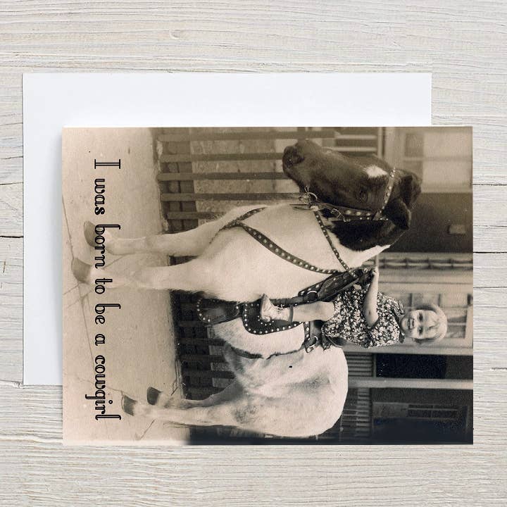 GREETING CARD GC-518 COWGIRL