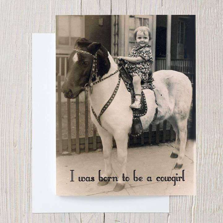 GREETING CARD GC-518 COWGIRL