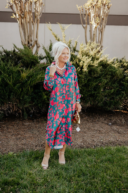 Jace Woven Print Dress