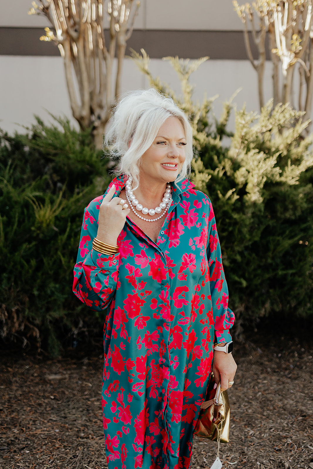 Jace Woven Print Dress