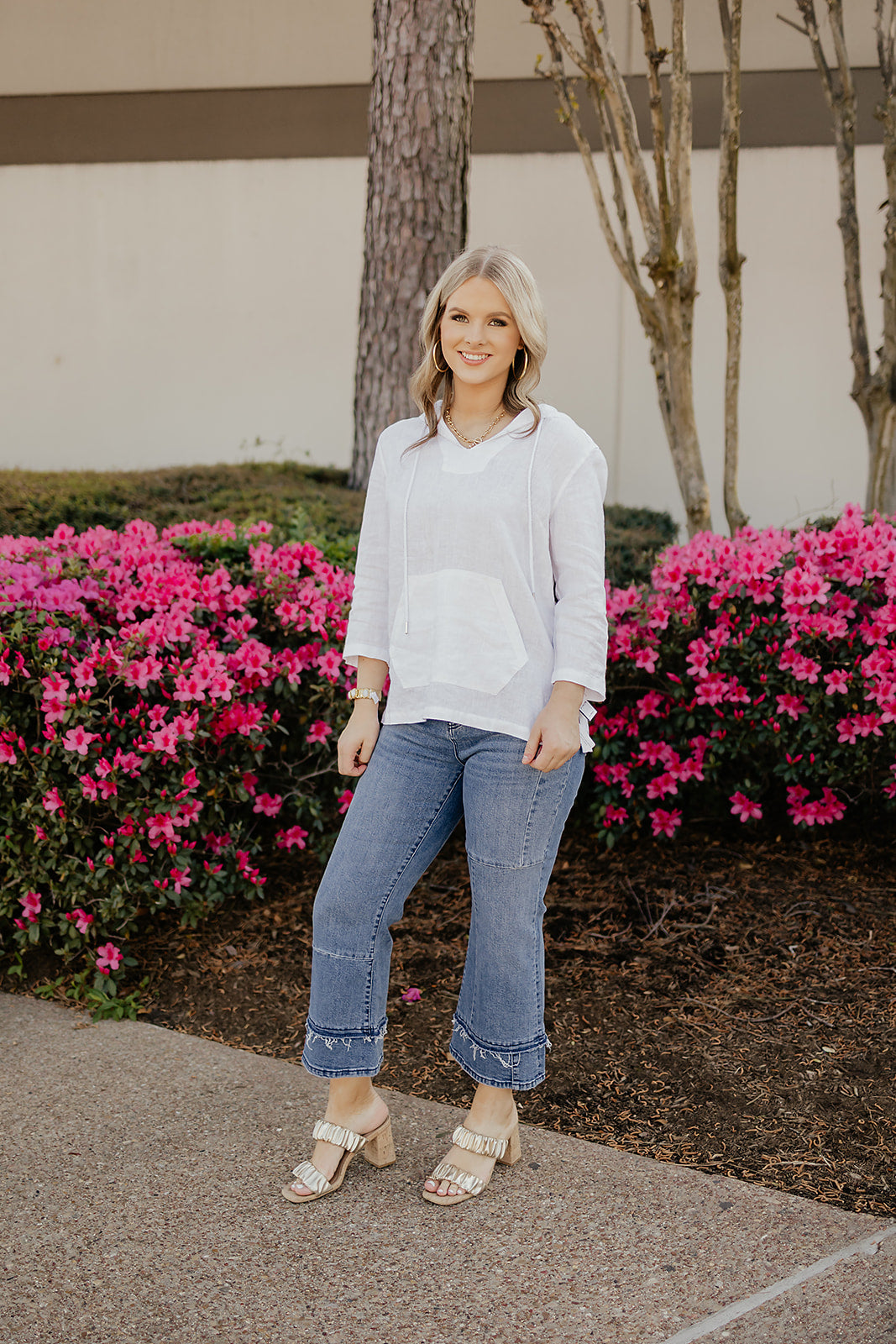 The Lulu B Drawstring Linen Tunic