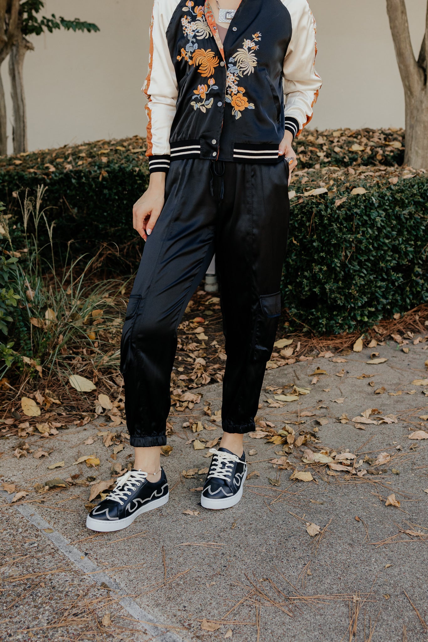 Agave Sky ~ Skye Black Sneaker