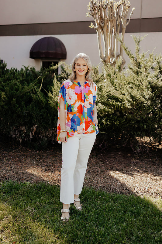 Jodifl Tropical Floral Blouse