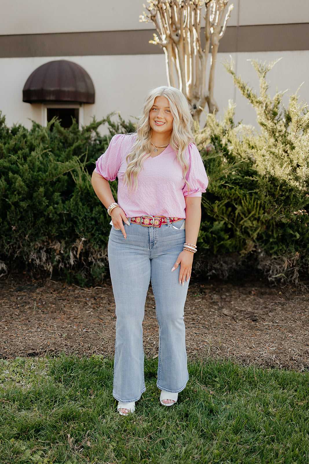 Colette Lilac Pink Top by Mary Square