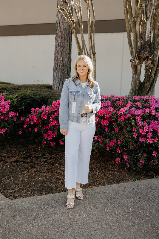 "Wish You the Best" Denim Jacket