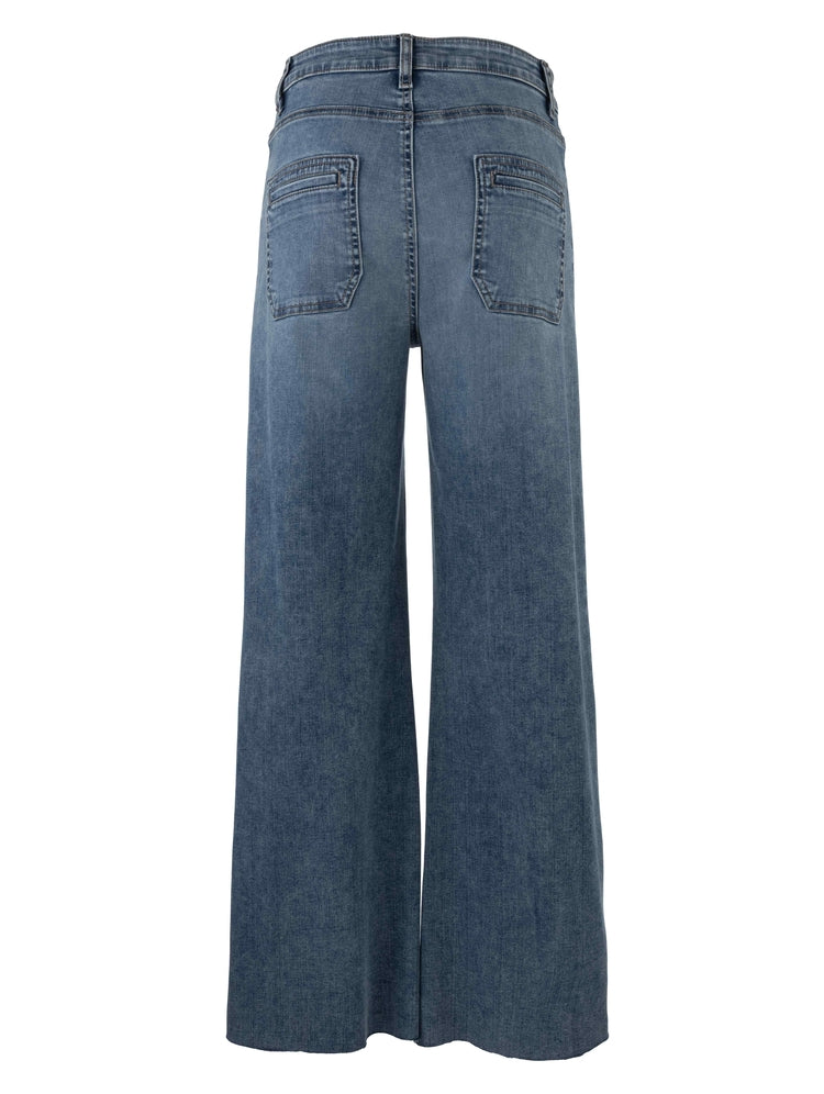 Meg High Rise Wide Leg Patch Pocket by Kut