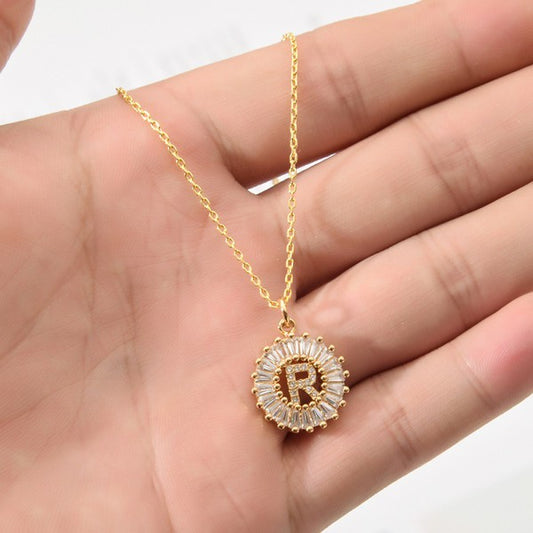 Initial CZ Necklace